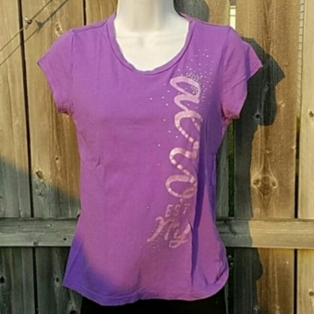 Purple Aero Tee by Aeropostale with Silver Studs